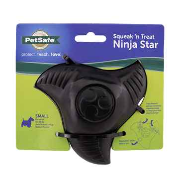 Picture of TOY DOG PETSAFE Squeak N Treat Ninja Star - Small