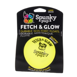 Picture of TOY DOG SPUNKY PUP Fetch & Glow Ball Large - 1/pk