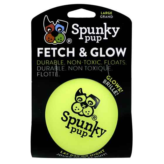 Picture of TOY DOG SPUNKY PUP Fetch & Glow Ball Large - 1/pk