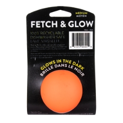Picture of TOY DOG SPUNKY PUP Fetch & Glow Ball Medium - 1/pk