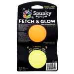 Picture of TOY DOG SPUNKY PUP Fetch & Glow Ball Small - 2/pk