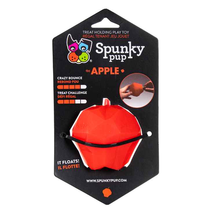 Picture of TOY DOG SPUNKY PUP Treat Holding Toy - Apple