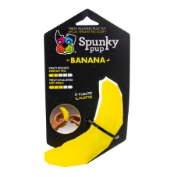 Picture of SPUNKY PUP Dishwasher-Safe Treat Holding Dog Play Toy - Banana