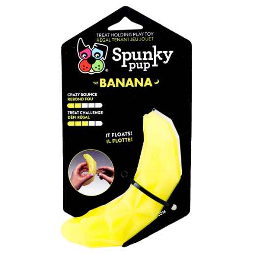 Picture of TOY DOG SPUNKY PUP Treat Holding Toy - Banana