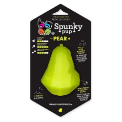 Picture of SPUNKY PUP Dishwasher-Safe Treat Holding Dog Play Toy - Pear