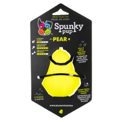 Picture of SPUNKY PUP Dishwasher-Safe Treat Holding Dog Play Toy - Pear