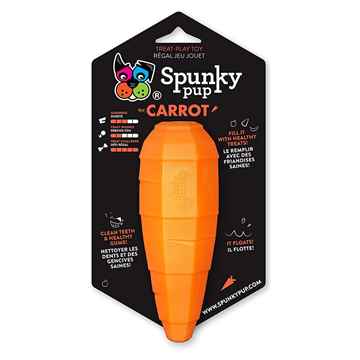 Picture of TOY DOG SPUNKY PUP Treat Holding Toy - Carrot