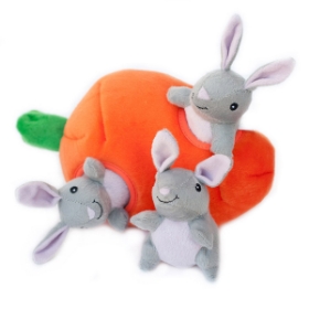 Show details for TOY DOG ZIPPYPAWS BURROWS - Bunny'n Carrot Picture of TOY DOG ZIPPYPAWS BURROWS - Bunny'n Carrot