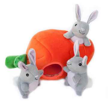Picture of TOY DOG ZIPPYPAWS BURROWS - Bunny'n Carrot