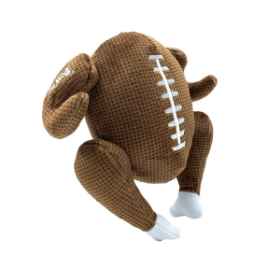 Show details for XMAS HOLIDAY CANINE HUXLEY CANINE Plush Turkey Football - Small  Picture of XMAS HOLIDAY CANINE HUXLEY CANINE Plush Turkey Football - Small