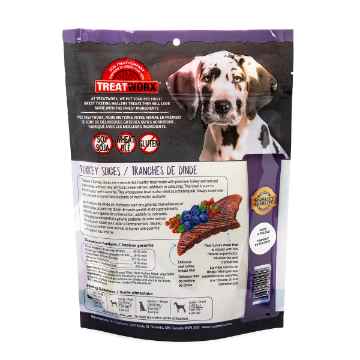 Show details for TREAT CANINE TREATWORX Turkey Slices - 8oz/227g Picture of TREAT CANINE TREATWORX Turkey Slices - 8oz/227g