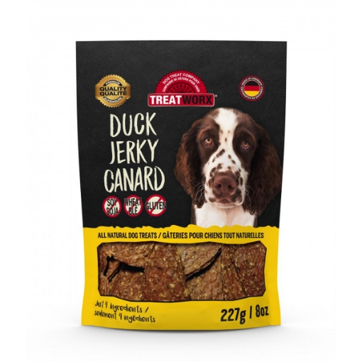 Picture of TREAT CANINE TREATWORX Duck Jerky - 8oz/227g