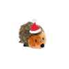 Picture of XMAS HOLIDAY CANINE ZIPPYPAW Plush Hedgehog w/ Hat - Small 