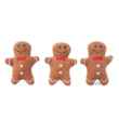 Picture of XMAS HOLIDAY CANINE ZIPPYPAW Holiday Miniz Gingerbread Men - 3/pk 