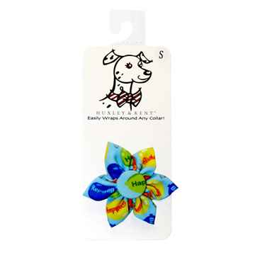 Picture of CANINE PINWHEEL NECK WEAR Party Time Blue - Small