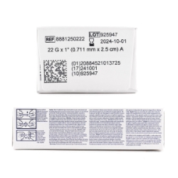 Picture of NEEDLE MONO 22g x 1in PL HUB - 100s 