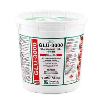 Picture of GLU-3000 GLUCOSAMINE HCL POWDER 3000mg/28.5g - 3lbs