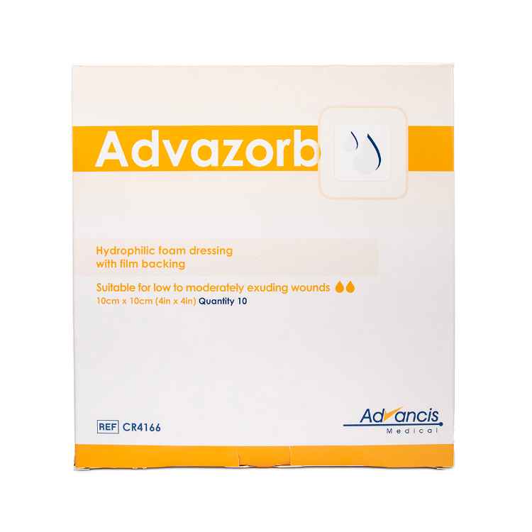 Picture of ADVAZORB FOAM DRESSING 10cm x 10cm - 10's