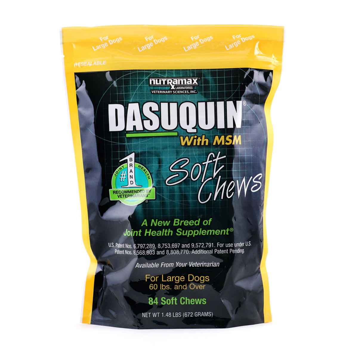 Picture of DASUQUIN SOFT CHEWS w/MSM for LARGE DOGS - 84s