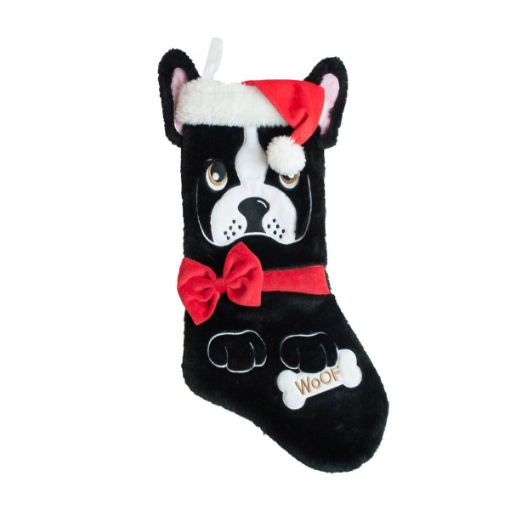 Picture of XMAS HOLIDAY OUTWARD HOUND French Bulldog Stocking - 19in