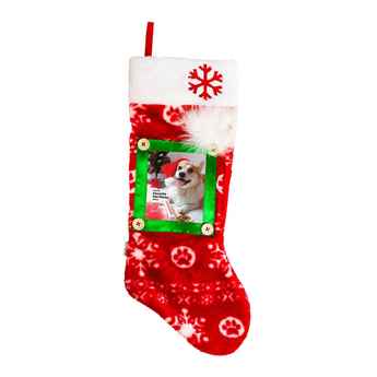 Picture of XMAS HOLIDAY OUTWARD HOUND Picture Stocking - 22in 