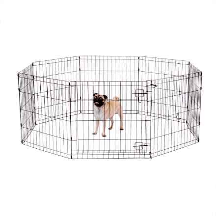 Picture of EXERCISE PEN Simply Essential BLACK Small - 8 panels 24inW x 24inH