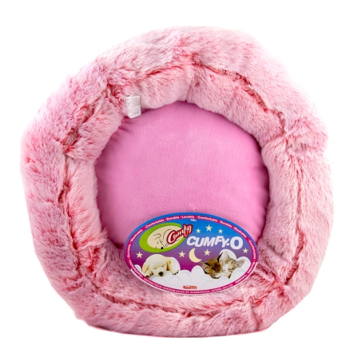 Picture of PET BED FELINE CUMFY O's Pink - 17in