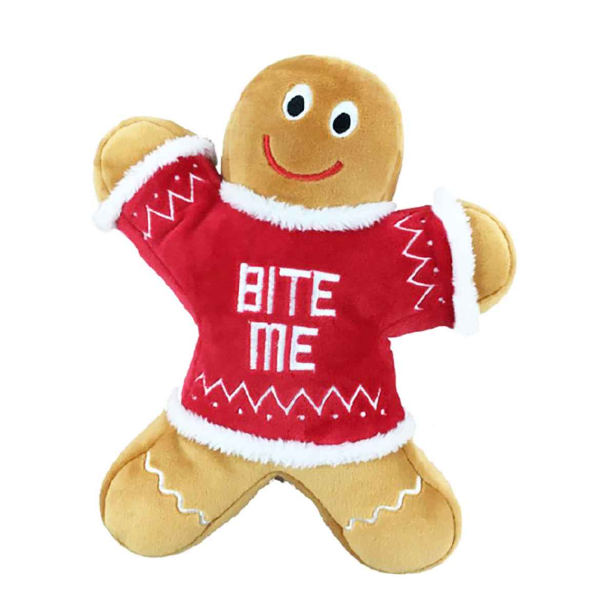 Picture of XMAS HOLIDAY CANINE HUXLEY Bite Me Gingerbread Man - Small 