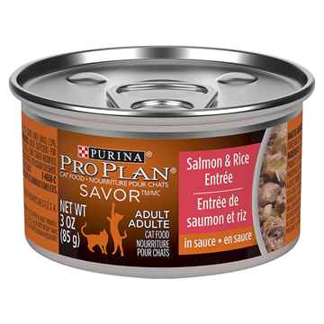 Picture of FELINE PRO PLAN ADULT SALMON & RICE- 24 x 85gm cans