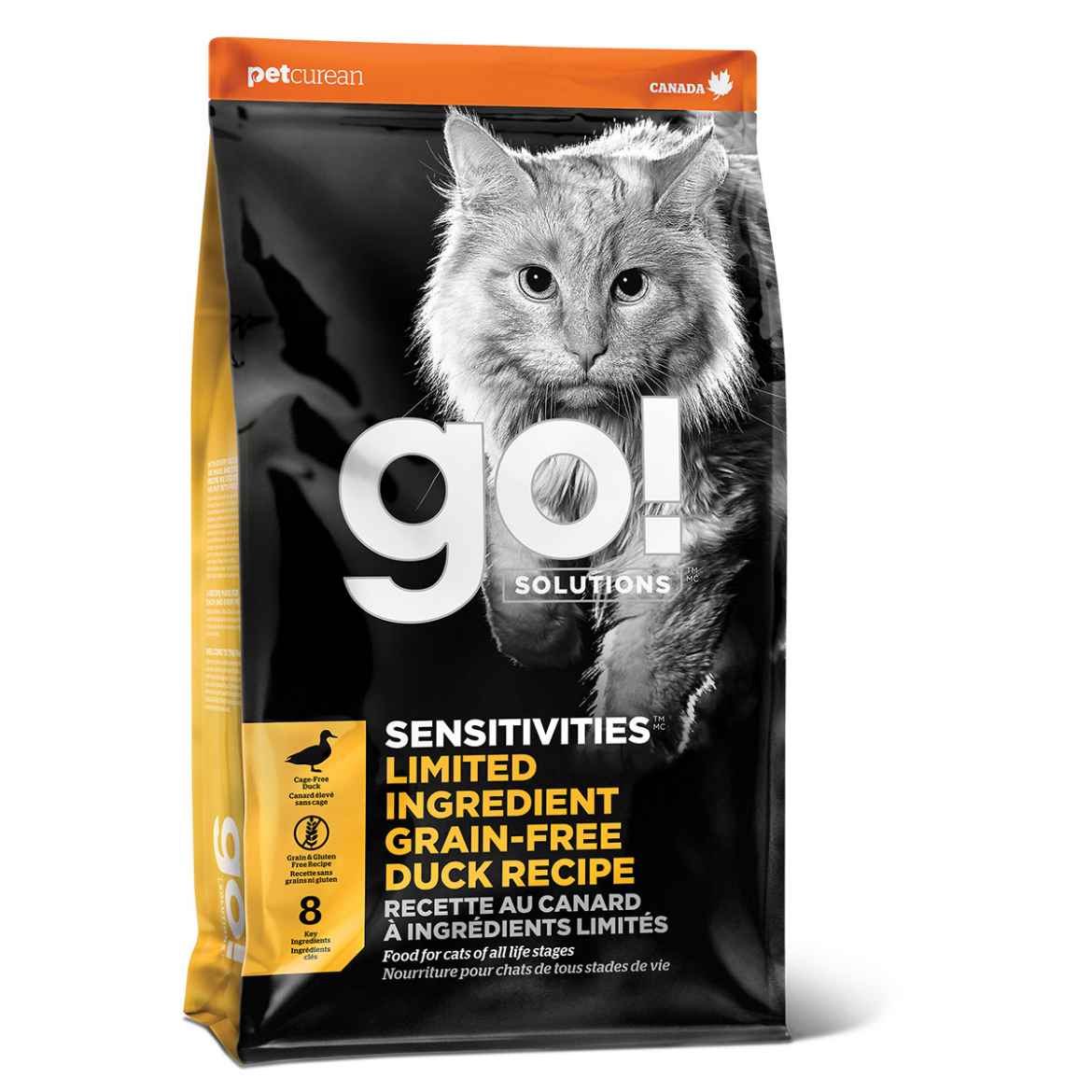 Picture of FELINE GO! SENSITIVITIES L.I.D GF DUCK RECIPE - 7.26kg