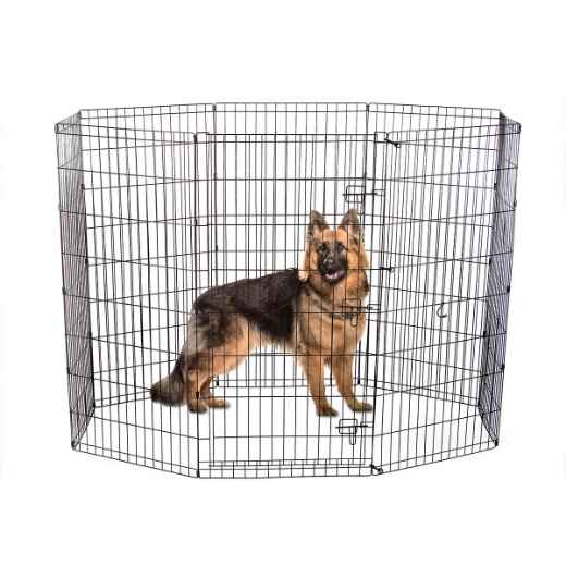 Picture of EXERCISE PEN Simply Essential BLACK XX-Large - 8 panels 24inW x 48inH