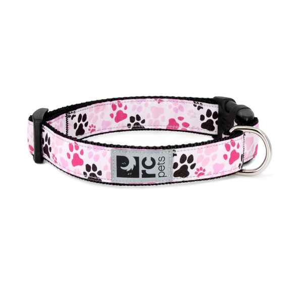 Picture of COLLAR CANINE RC CLIP Adjustable Pitter Patter Pink - 5/8in x 7-9in