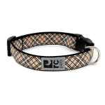 Picture of COLLAR RC CLIP Adjustable Tan Tartan - 5/8in x 7-9in