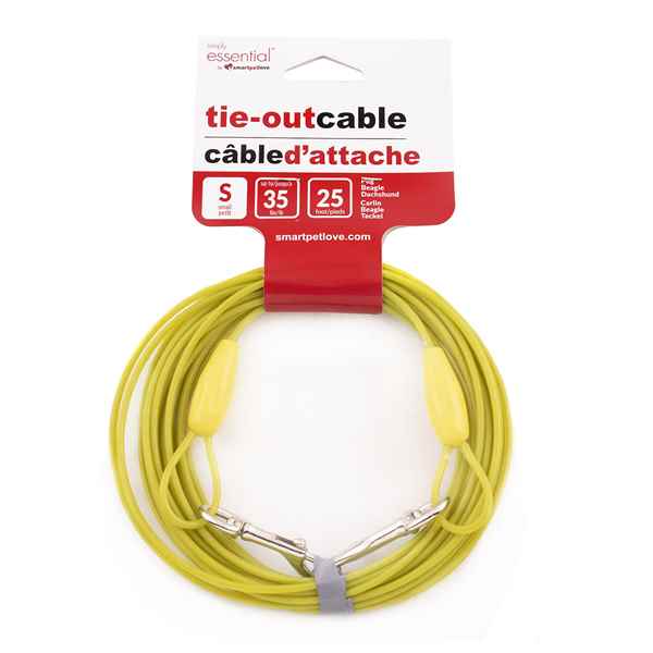 Picture of TIE OUT CABLE Simply Essential Yellow Small - 25ft