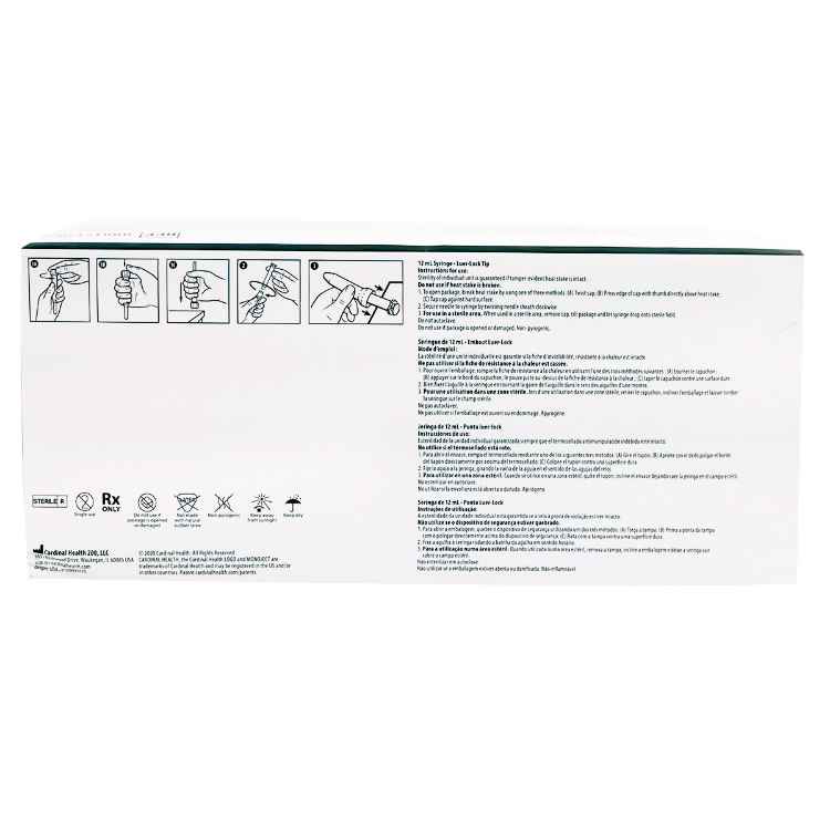 Picture of SYRINGE MONO 12cc LUER-LOCK TIP - 80s