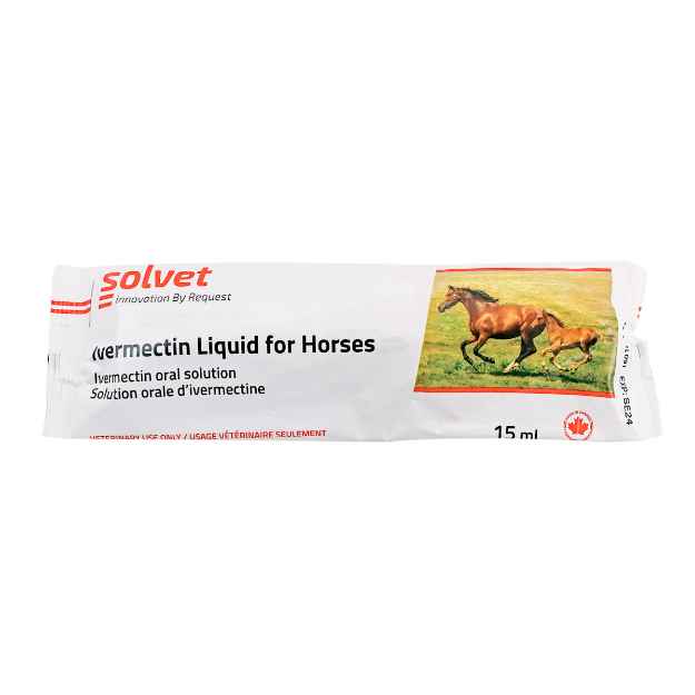 Picture of IVERMECTIN LIQUID ANTIPARASITIC for HORSES- 25 x 15ml syringes