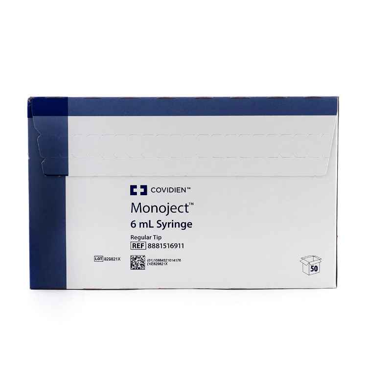 Picture of SYRINGE MONO 6cc LUER SLIP TIP - 50's (su30) 