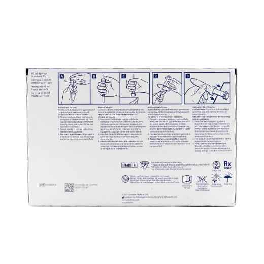 Picture of SYRINGE MONO 60cc LUER LOCK TIP  - 20s 