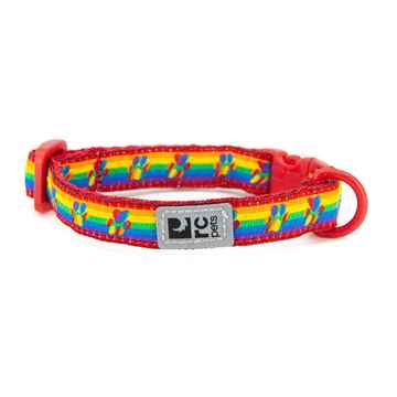 Picture of COLLAR RC CAT BREAKAWAY Rainbow Paws - 1/2in x 8in - 10in