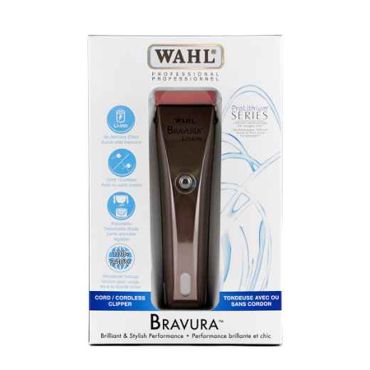 Picture of CLIPPER WAHL BRAVURA Lithium Gun Metal (59163) 