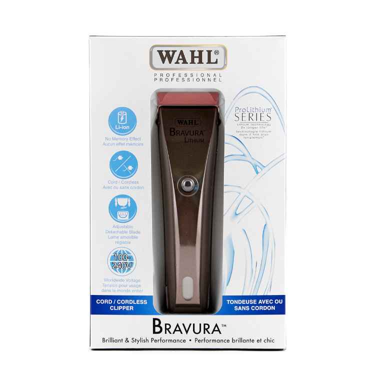Picture of CLIPPER WAHL BRAVURA Lithium Gun Metal (59163) 