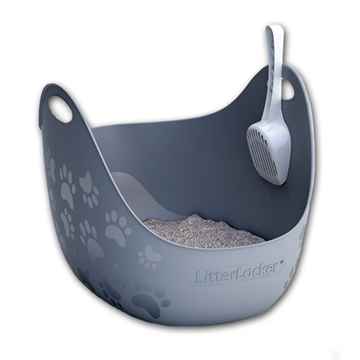 Picture of LITTER LOCKER Litter Box with Scoop - Grey