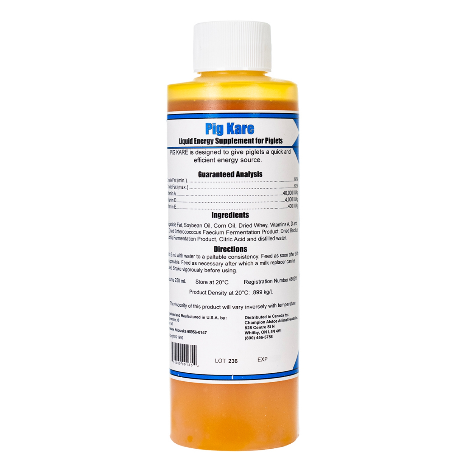 Picture of PIG KARE LIQUID ENERGY for PIGSw/ PUMP - 250ml