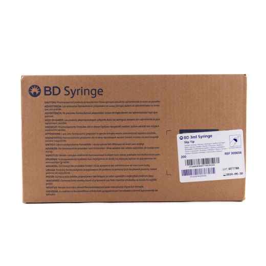 Picture of SYRINGE BD 3cc LUER SLIP TIP - 200's