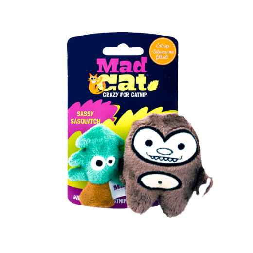 Picture of TOY CAT MAD CAT Sassy Sasquatch - 2/pk