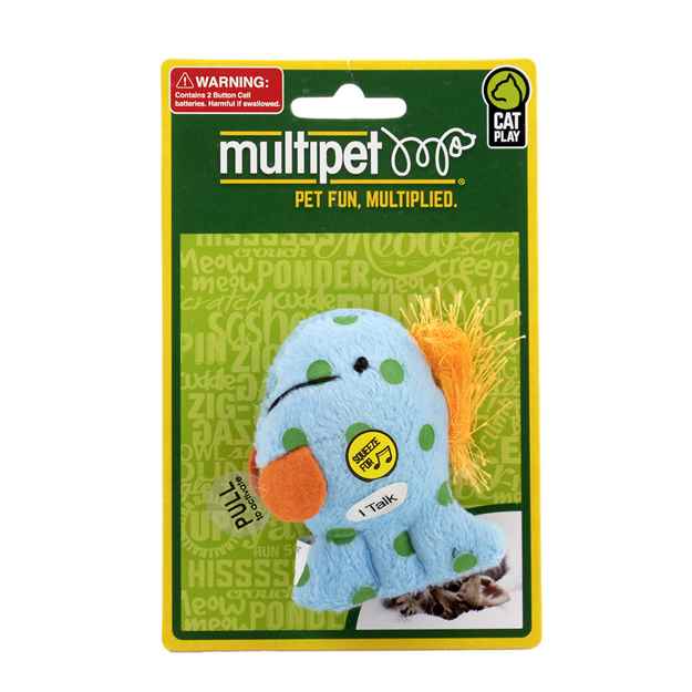 Picture of TOY CAT MULTIPET Look Who's Talking Fish with Catnip - 3in
