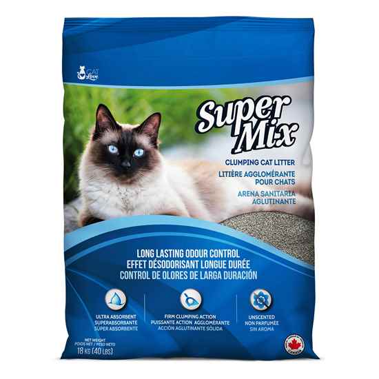 Picture of CAT LITTER CAT LOVE SUPER MIX CLUMPING - 40lb