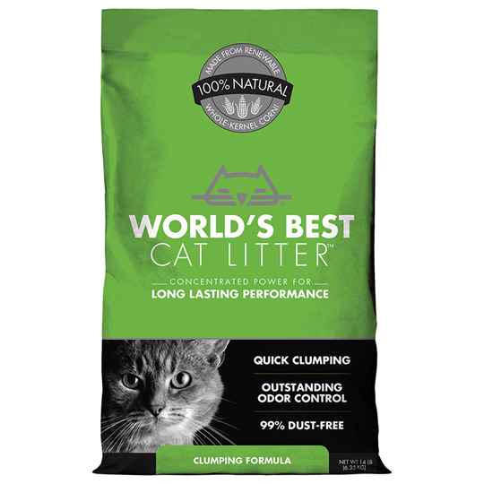 Picture of CAT LITTER WORLDS BEST(KERNEL CORN) Original Clumping - 14lbs
