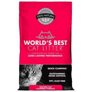 Picture of CAT LITTER WORLDS BEST(KERNEL CORN) Multiple Cat Clumping - 14lbs