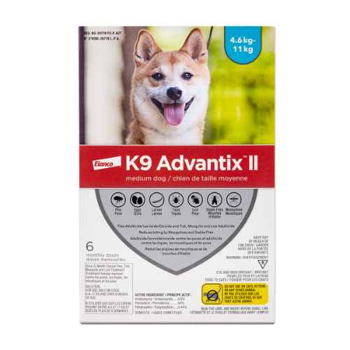 Picture of K9 ADVANTIX II CANINE DOG 4.6kg - 11kg  - 6's (su12)